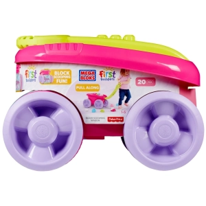 MEGA Bloks Block Scooping Wagon Pink CNK33