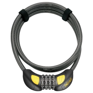 Candado para bicicletas / bolardo OnGuard Terrier Combo Glo #8064GLO