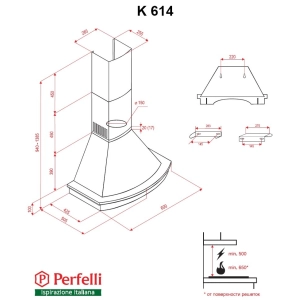 Perfelli K 614 Ivory Country LED