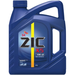 Aceite motor ZIC X5 10W-40 4L