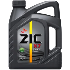 Aceite motor ZIC X7 10W-40 Diesel 4L