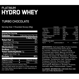 Optimum Nutrition Platinum Hydrowhey