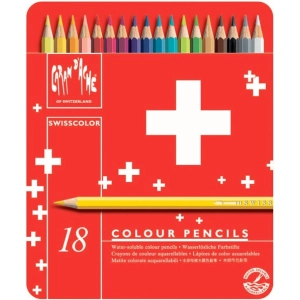 Lápices Caran dAche Set of 18 Swisscolor