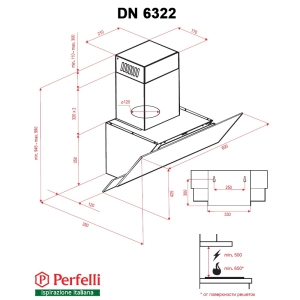 Perfelli DN 6322 W LED