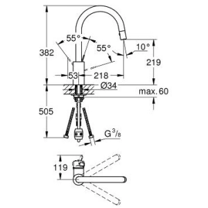 Grohe Eurosmart Cosmopolitan 31481000