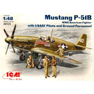 Kit de construcción ICM Mustang P-51B (1:48)