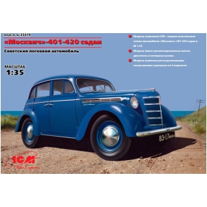 Maqueta ICM Moskvitch-401-420 Saloon (1:35)