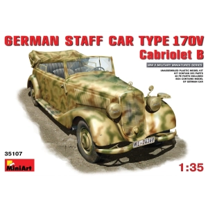 Montaje modelo MiniArt Staff Car Type 170V Cabriolet B (1:35)