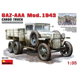 Construir modelo MiniArt GAZ-AAA Mod. 1943 Cargo Truck (1:35)