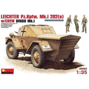 Kit de construcción MiniArt Leichter Pz.Kpfw. Mk.I 202(e) w/Crew (1:35)