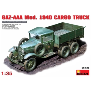 Construir modelo MiniArt GAZ-AAA Mod. 1940 Cargo Truck (1:35)