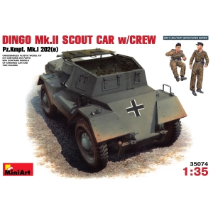 Construir modelo MiniArt Dingo Mk.II Scout Car w/Crew (1:35)