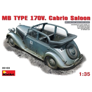 Modelo de montaje MiniArt MB TYPE 170V Cabrio Saloon (1:35)