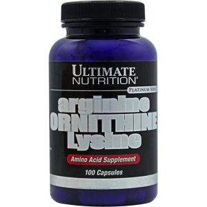 Aminoácidos Ultimate Nutrition Arginine/Ornithine/Lysine 100 cap