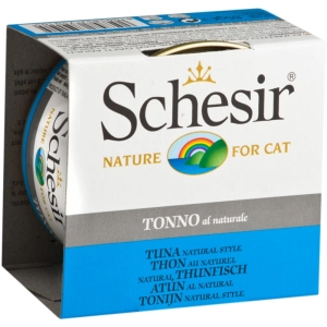 Alimentación para gatos Schesir Adult Canned Tuna Natural 0,085 kg