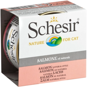 Comida para gatos Schesir Adult Canned Salmon Natural 0,085 kg