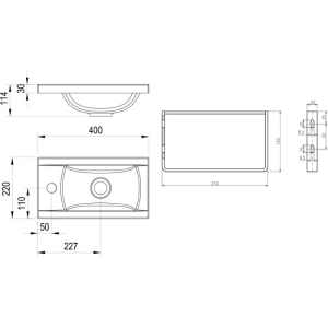 Lavabo Ravak Classic 400