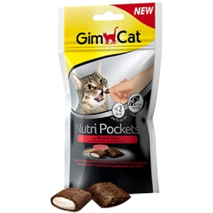 Comida para gatos Gimpet Adult Nutri Pockets Beef/Malt 0,06 kg