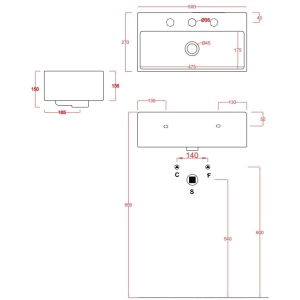 ArtCeram Quadro QUL001