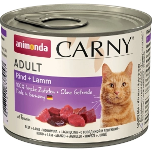 Comida para gatos Animonda Adult Carny Beef/Lamb 0.2 kg