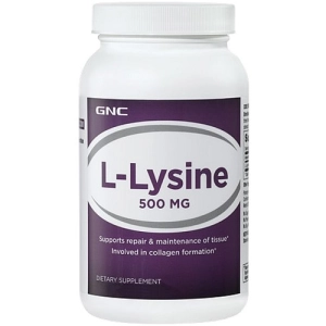 Aminoácidos GNC L-Lysine 500 100 tab