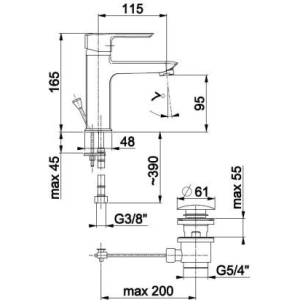 Grifo Armatura Aquamaryn 4612-815-00