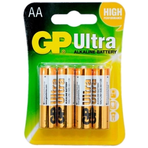 Acumulador / batería GP Ultra Alkaline 4xAA