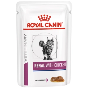 Alimento para gatos Royal Canin Renal Chicken Pouch 1,02 kg