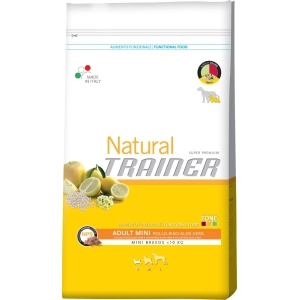 Alimento para perros Trainer Natural Adult Mini Chicken/Rice/Aloe Vera 2 kg