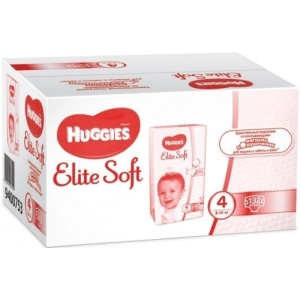 Pañales Huggies Elite Soft 4 / 132 pcs