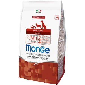 Comida para perros Monge Speciality Adult All Breed Lamb/Rice 2,5 kg