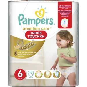 Pañales Pampers Premium Care Pants 6