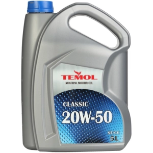 Aceite motor Temol Classic 20W-50 5L