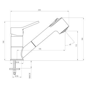 Deante Narcyz BDN 071M