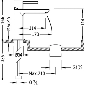 Mezclador Tres Max-tres 06210303D