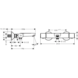 Hansgrohe Ecostat Universal 13123000