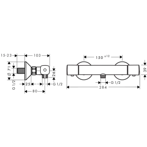 Hansgrohe Ecostat Universal 13122000