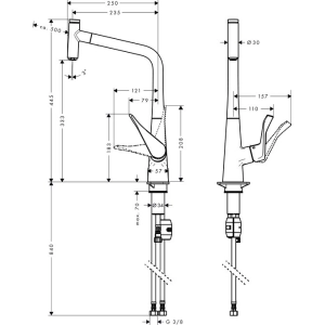 Hansgrohe Metris Select 14884000