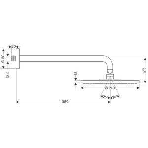 Hansgrohe Raindance S 240 27474000