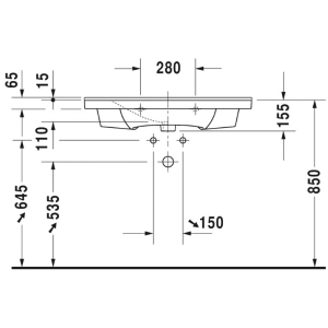 Duravit P3 Comforts 233285