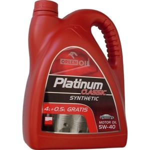 Aceite de motor Orlen Platinum Classic Synthetic 5W-40 4.5L