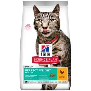 Comida para gatos Hills SP Adult 1+ Perfect Weight Chicken 1,5 kg