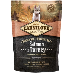 Alimento para perros Carnilove Puppy Large Breed Salmon/Turkey 1,5 kg