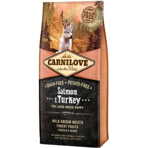 Comida para perros Carnilove Puppy Large Breed Salmon/Turkey 12 kg