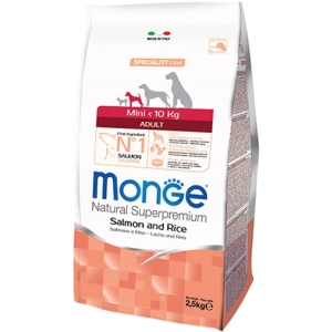 Alimento para perros Monge Speciality Mini Adult Salmon/Rice 0,8 kg