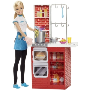 Muñeco Barbie Spaghetti Chef DMC36