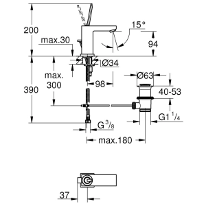 Grohe Eurocube Joy 23654000