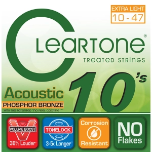 Cadenas Cleartone Phosphor Bronze Extra Light 10-47