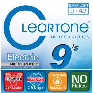 Cuerdas Cleartone Nickel-Plated Super Light