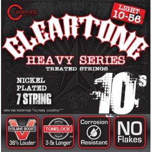 Cadenas Cleartone Nickel-Plated 7-String Light 10-56